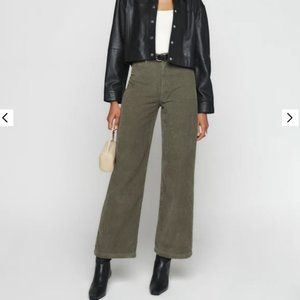 Logan Ultra High Rise Wide Leg Corduroy Pants